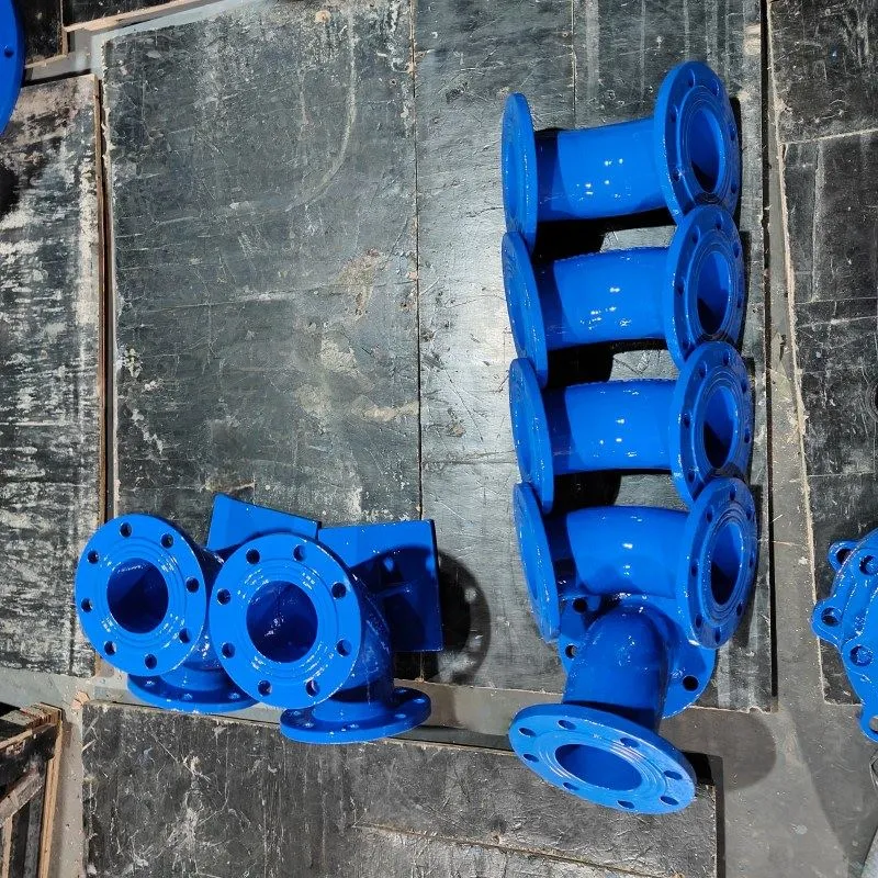 Céim dúbailte-Flanged Elbow DN100 45